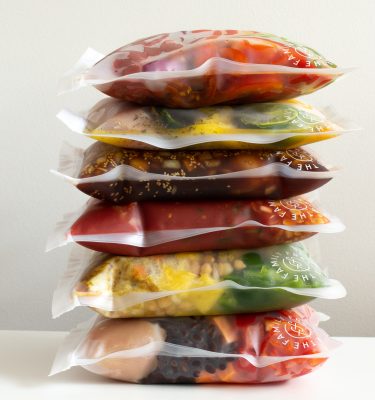 Baggy Rack Holder For Food Prep Bag/plastic Freezer Bag/Ziplock Bag Holder  Stand, Meal Planning/prep Bag Holders,4 Pack/4pcs