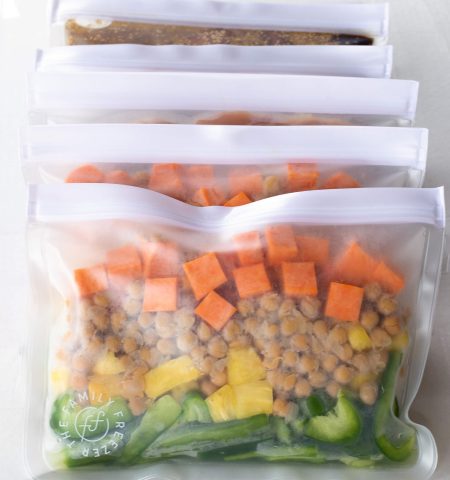 4pcs Baggy Rack Holder for Food Prep Bag/Plastic Freezer Bag